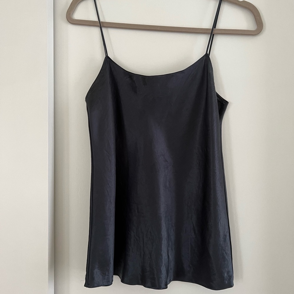 Vince Navy Satin Camisole